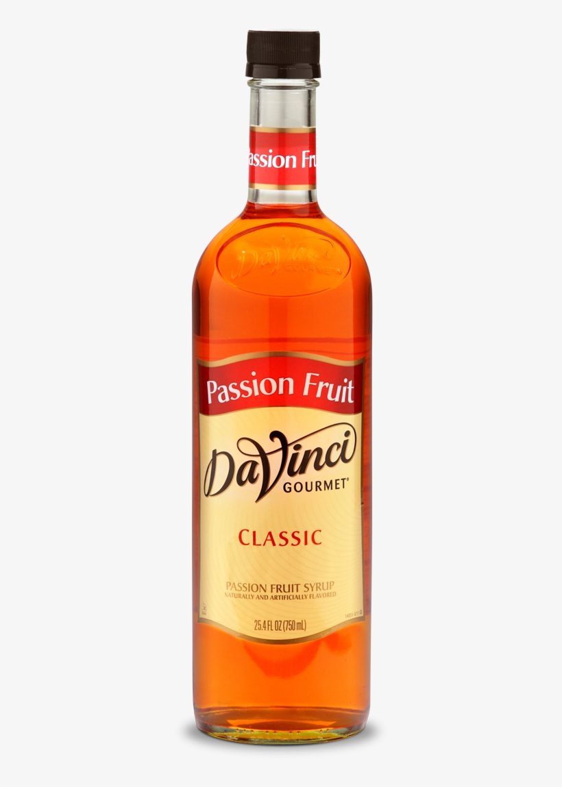 2073738400027 Passion-fruit C 750ml G - Davinci French Vanilla Syrup 750ml, transparent png download
