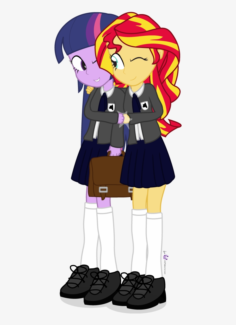 Dm29, Clothes, Equestria Academy, Equestria Girls, - Sunset Shimmer School Girl, transparent png download