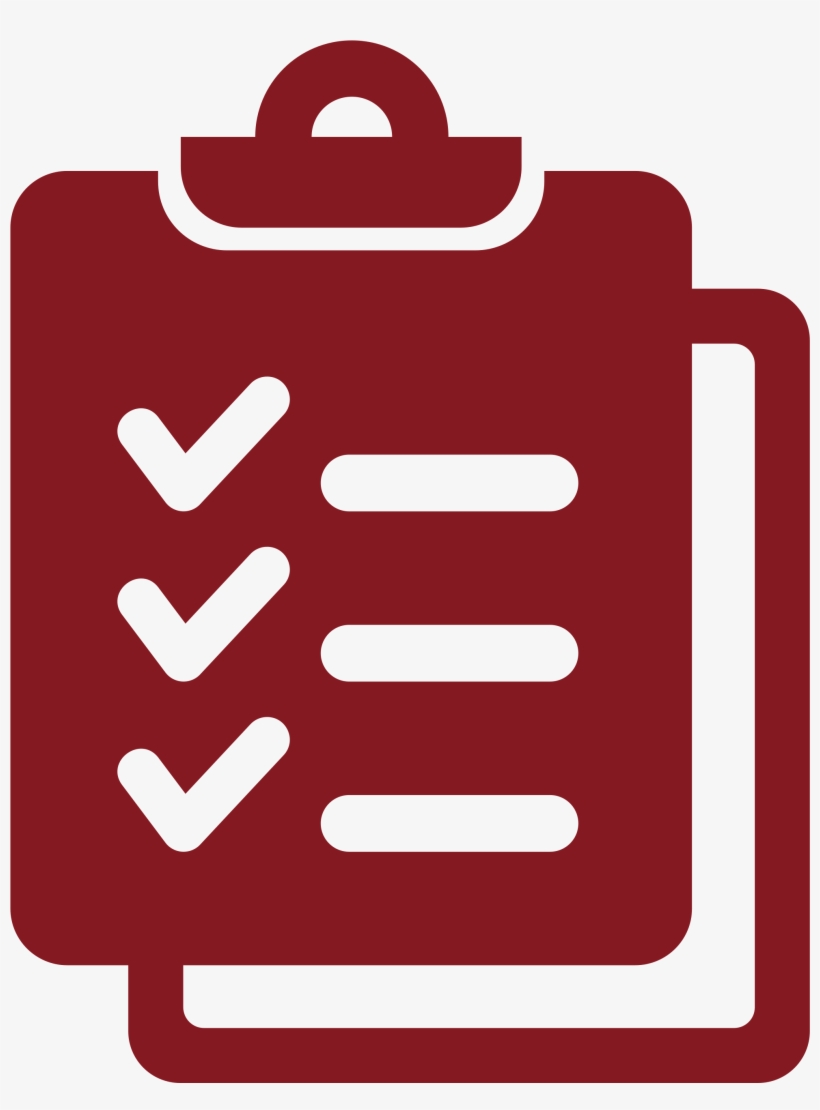 Clipboard Clipart Svg - Menu Check Icon Transparent PNG - 2000x2571 - Free  Download on NicePNG, image size:820x1110