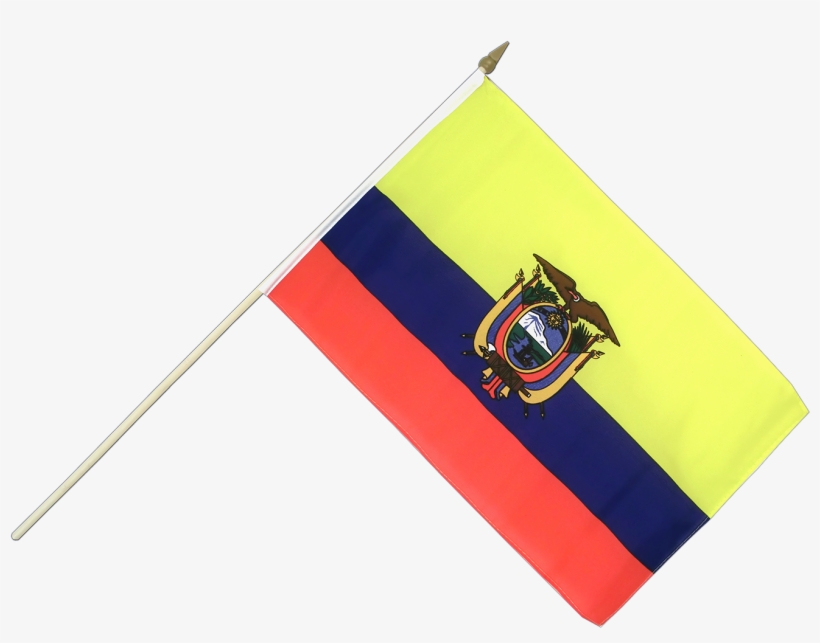 Hand Waving Flag 12x18" - Small Ecuador Flag - 12x18", transparent png download