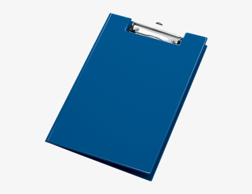 Clipboard Folder - Bantex Pvc Clipfolder A4 Blue, transparent png download
