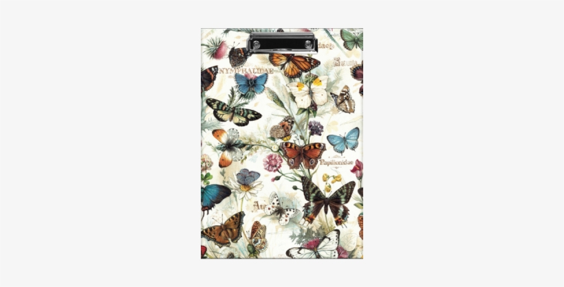 Clipboard Butterflies - Bomo Art - Paper, transparent png download