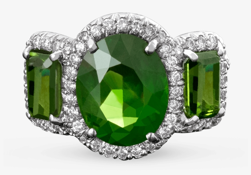 Demantoid Garnet Ring, - Not Applicable Demantoid Garnet Ring, 6.46 Carats, transparent png download