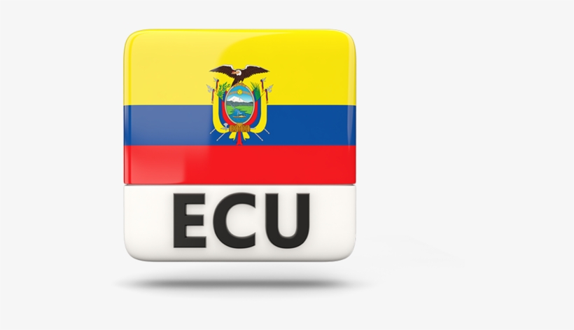 Illustration Of Flag Of Ecuador - Ecuador Flag Icon, transparent png download