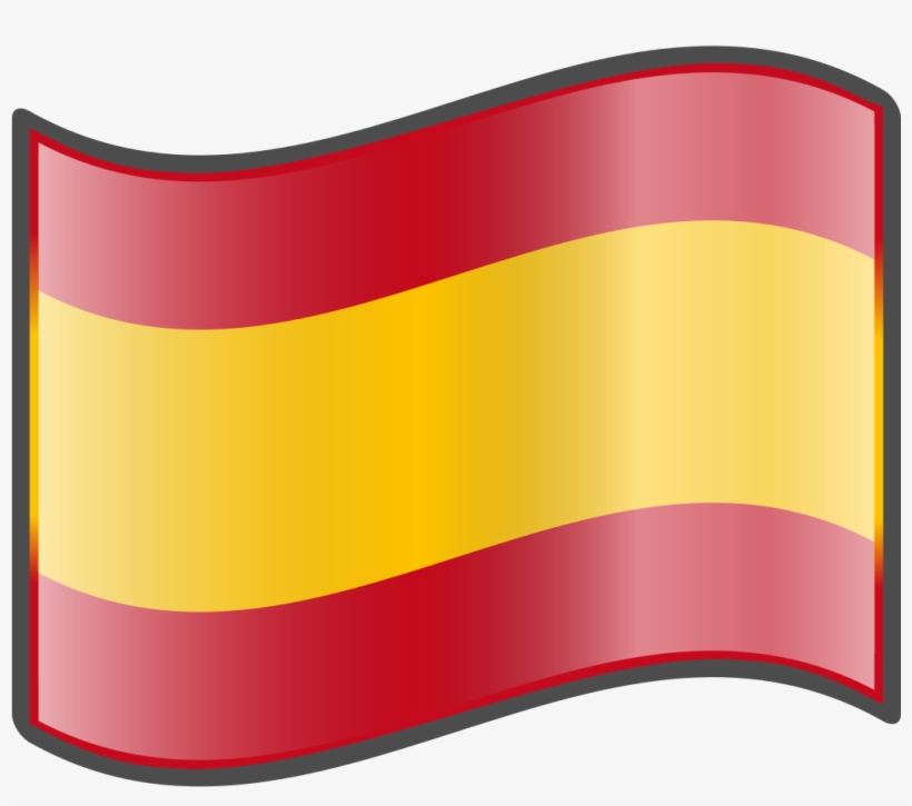 Nuvola Spain Flag - Graphic Design, transparent png download