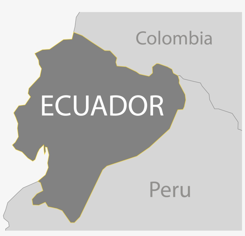 Ecuador Map - Ecuador Equador, transparent png download