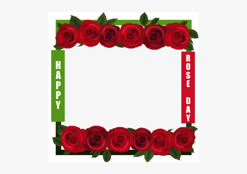 Happy Rose Day Frame, transparent png download