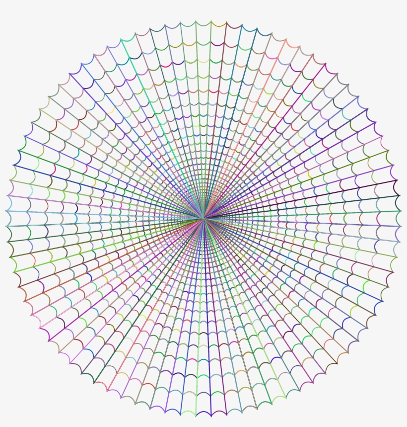 This Free Icons Png Design Of Prismatic Spiderweb Vortex, transparent png download