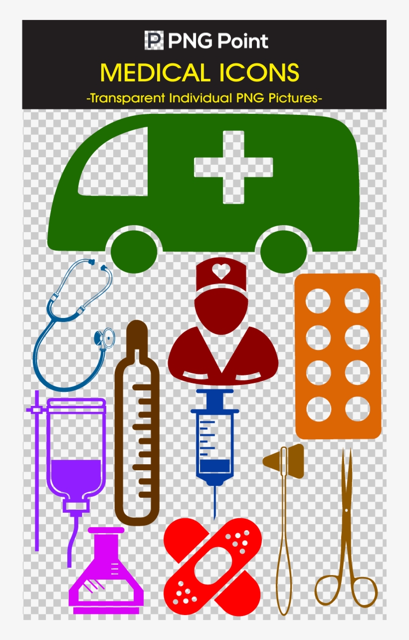 Silhouette Images, Icons And Clip Arts Of Medical Icons - Clip Art, transparent png download