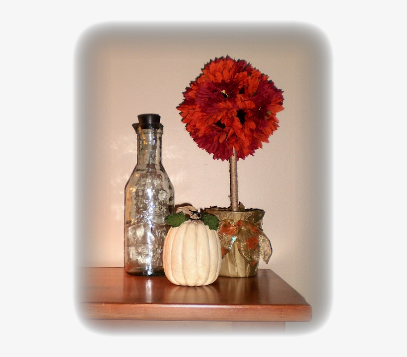 Fall Flower Topiary - Still Life Photography, transparent png download