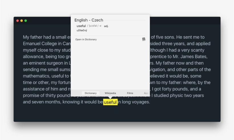 Dictionaries On Macos - Dictionary, transparent png download