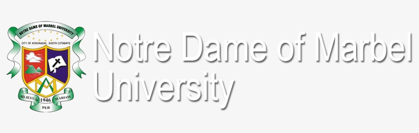Notre Dame Of Marbel University Logo, transparent png download