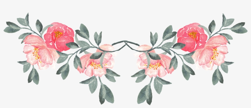 Chinese Painting Rose Flower Decoration Vector - Aquarell-pfingstrosen-babyparty Karte, transparent png download