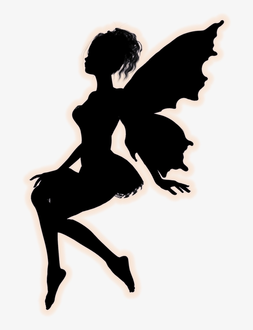 Silhueta Png - Pesquisa Google - Magical Fairies Wall Sticker, transparent png download