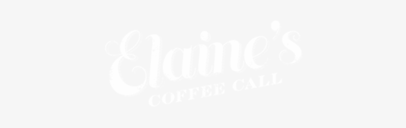 Elaine's Coffee Call Logo, transparent png download