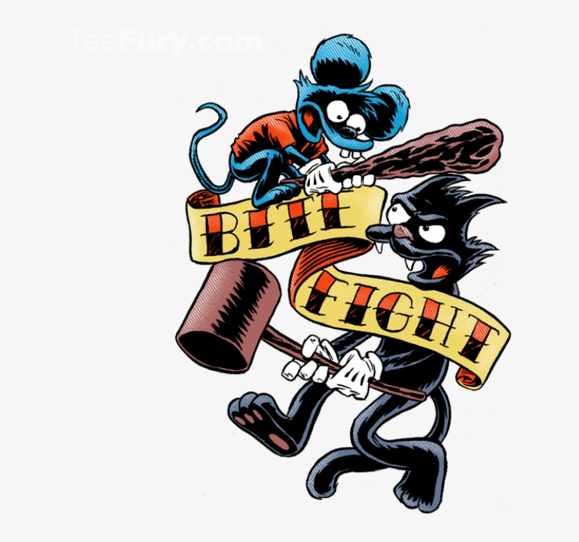 Itchy And Scratchy Shooooow - Itchy And Scratchy Design, transparent png download