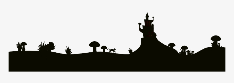 Silhouette Of Fairy Scene, transparent png download