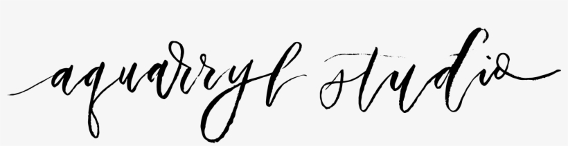 Aquarryl Studio - Calligraphy, transparent png download
