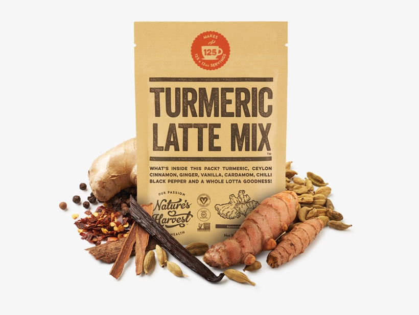Tlm New Dec 17 Small - Natures Harvest Turmeric Latte Mix 70g, transparent png download