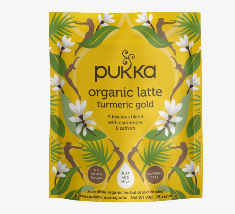 Turmeric Gold Organic Latte - Pukka Herbs, transparent png download