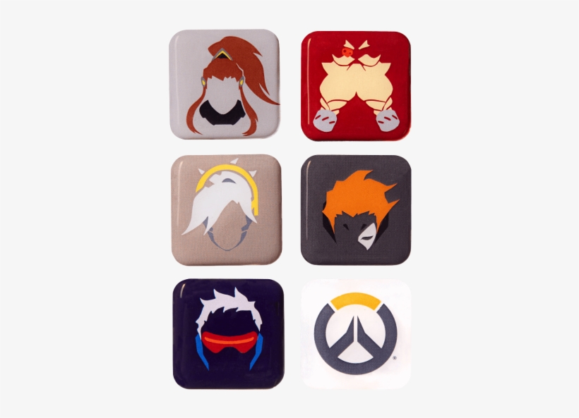 Overwatch Magnet Set - Magnet, transparent png download