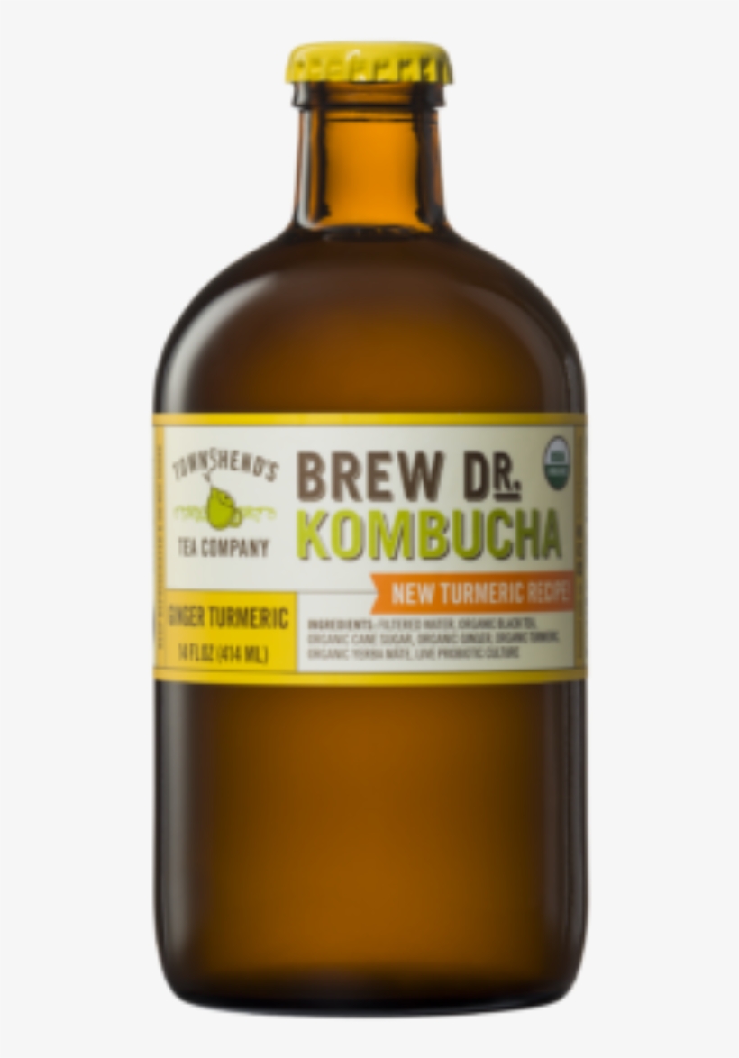 Brew Dr Kombucha Ginger Turmeric, transparent png download
