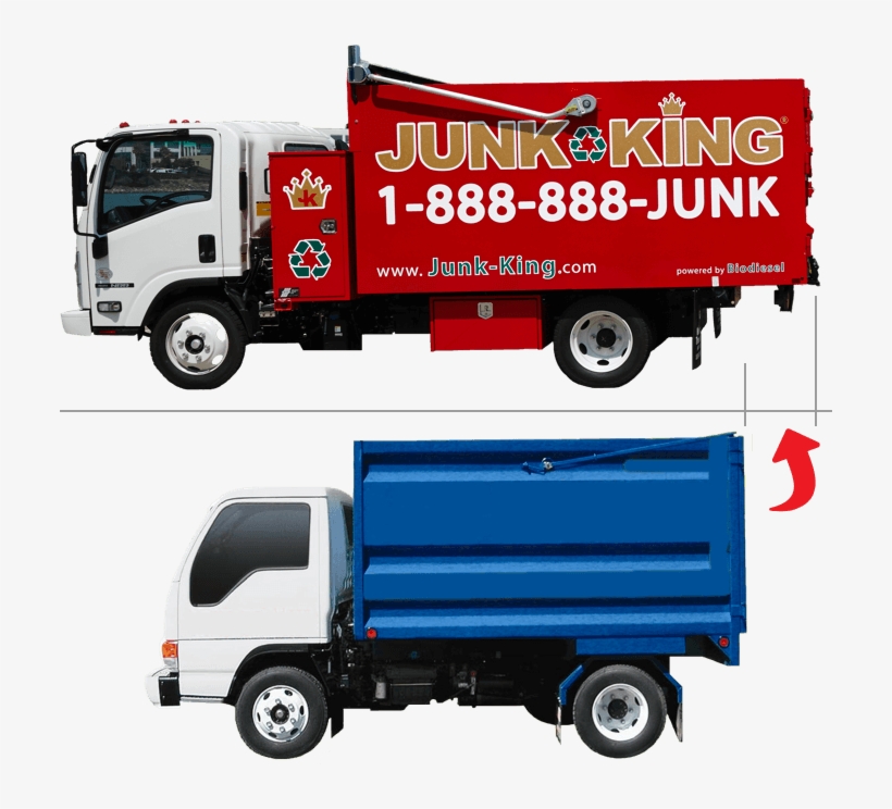 Junk King Truck Size - 1 800 Got Junk, transparent png download