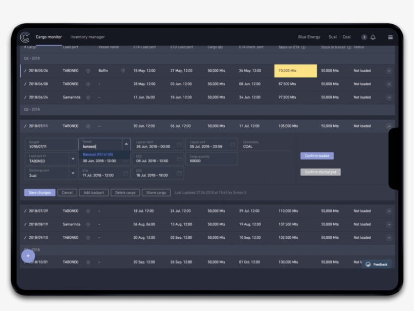Cargoschedule-1 - Information, transparent png download