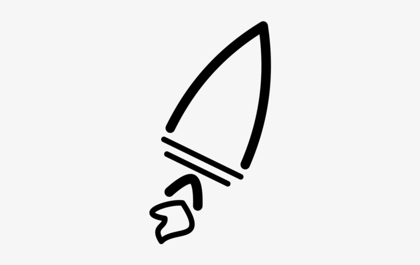 Rocket Drawing Spacecraft Launch Vehicle Computer Icons - Dibujo Blanco Y Negro Cohetes Png, transparent png download