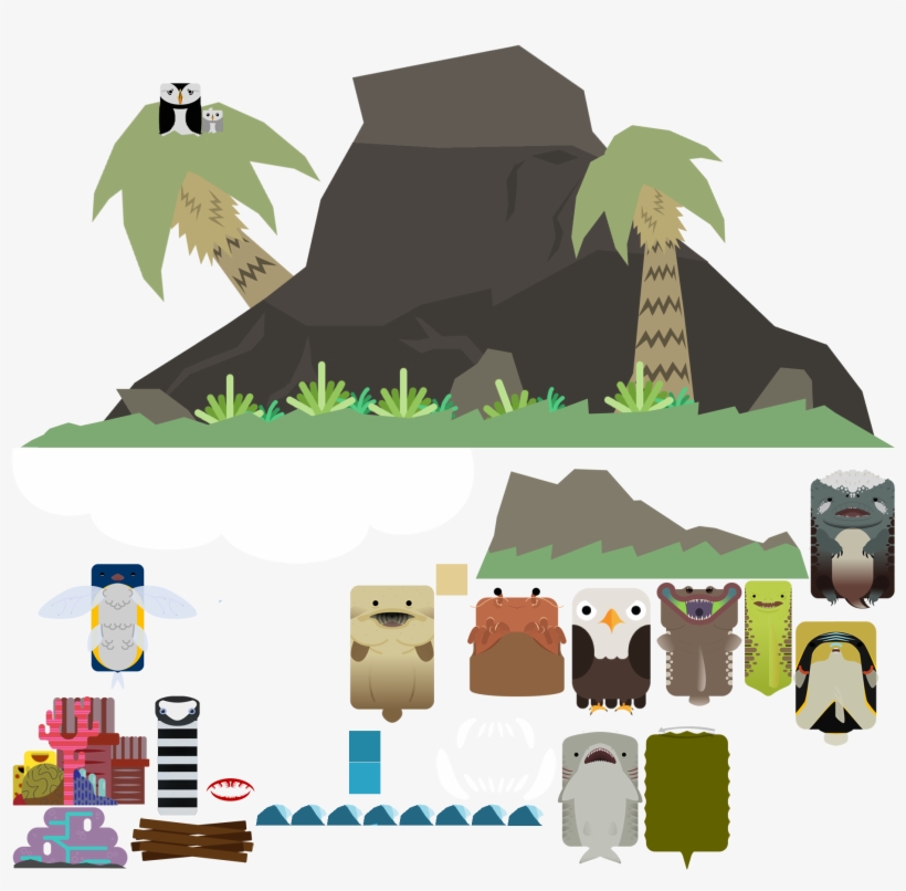 Miscellanytropical Swamp - Deeeep Io Swamp Assets, transparent png download