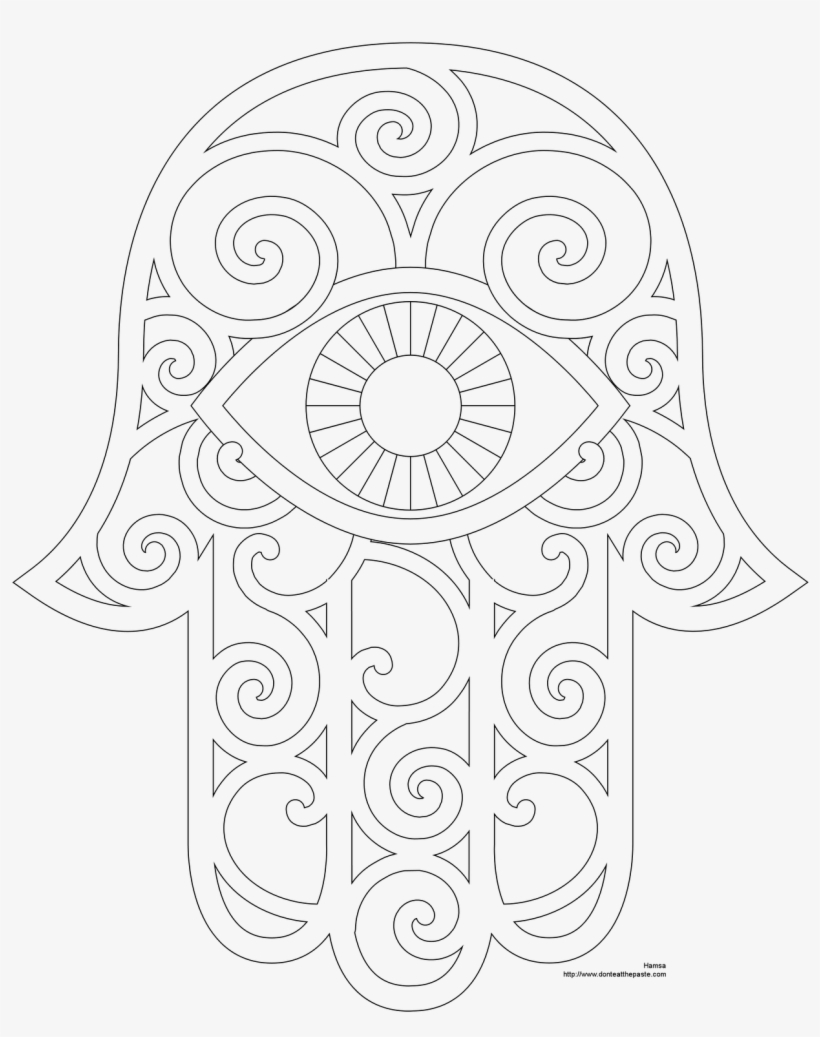 Vector Royalty Free Png P Xeles Dibujos Pinterest Hand - Mano Con Ojo En El Medio, transparent png download