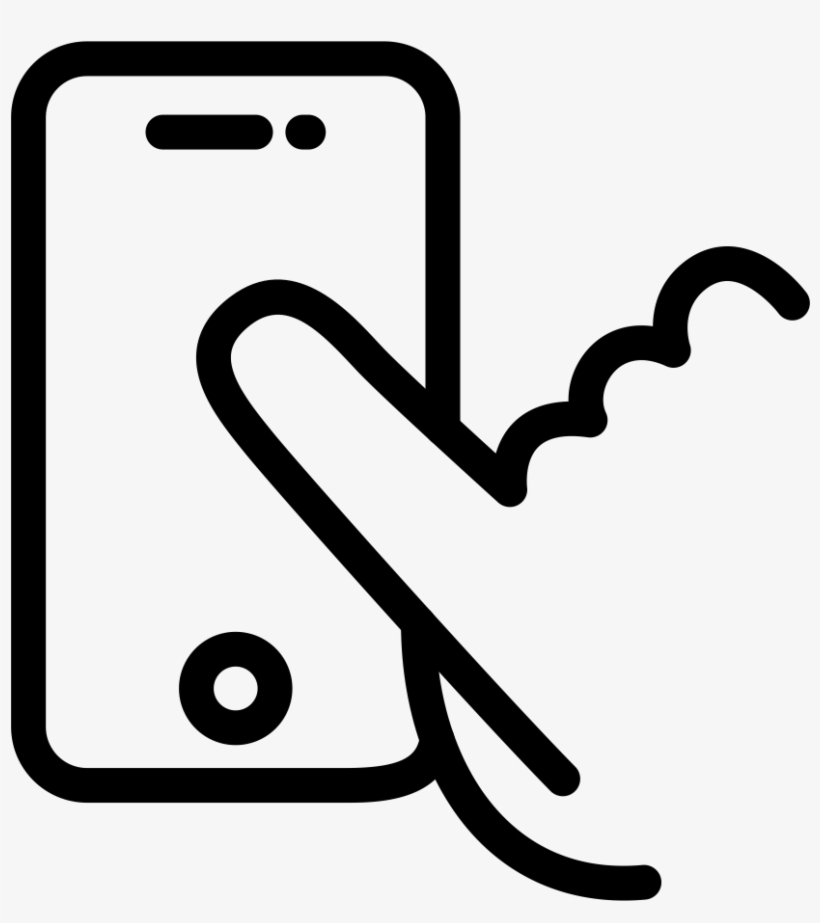 One Touch Reset - Mobile Phone, transparent png download