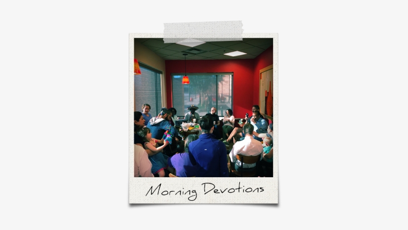 Morning Devotions Poloroid - Photo Caption, transparent png download