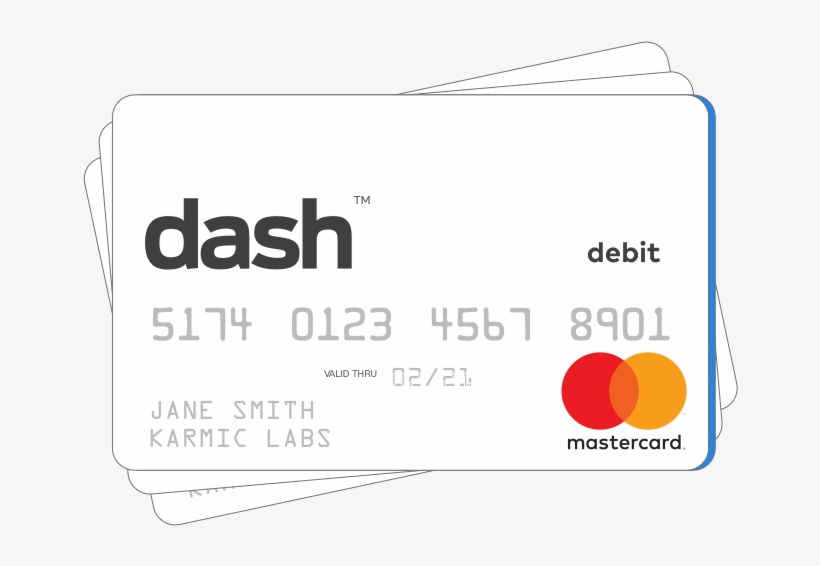 Image Of The Dash™ Prepaid Mastercard® - Debit Card, transparent png download
