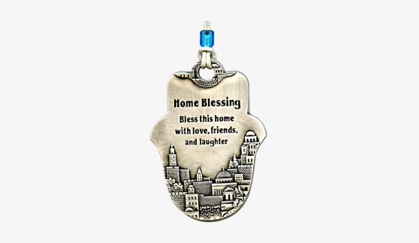 Silver Hamsa Home Blessing With English Text, transparent png download