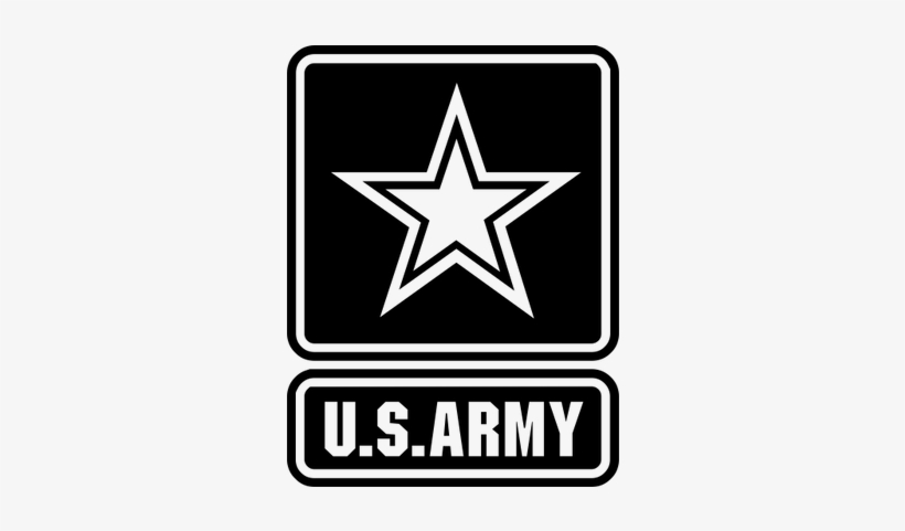 Us Army Logo Star - Us Army Logo White, transparent png download