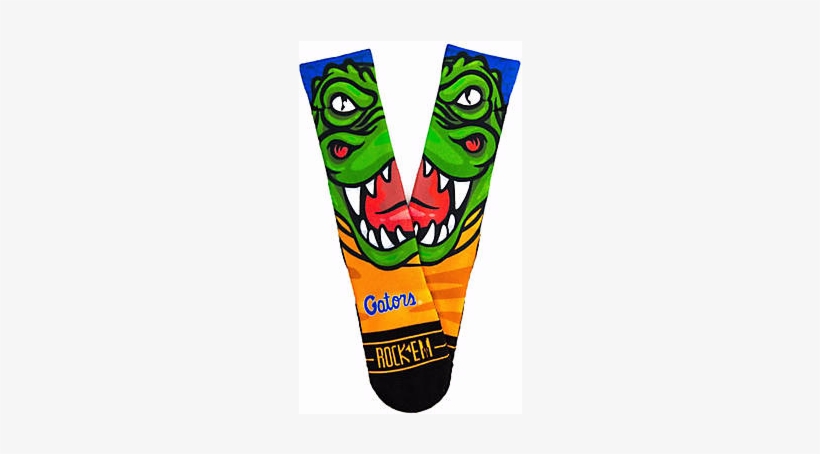 Ncaa Florida Gators Rock Em Albert Mascot Socks - Skateboard Deck, transparent png download