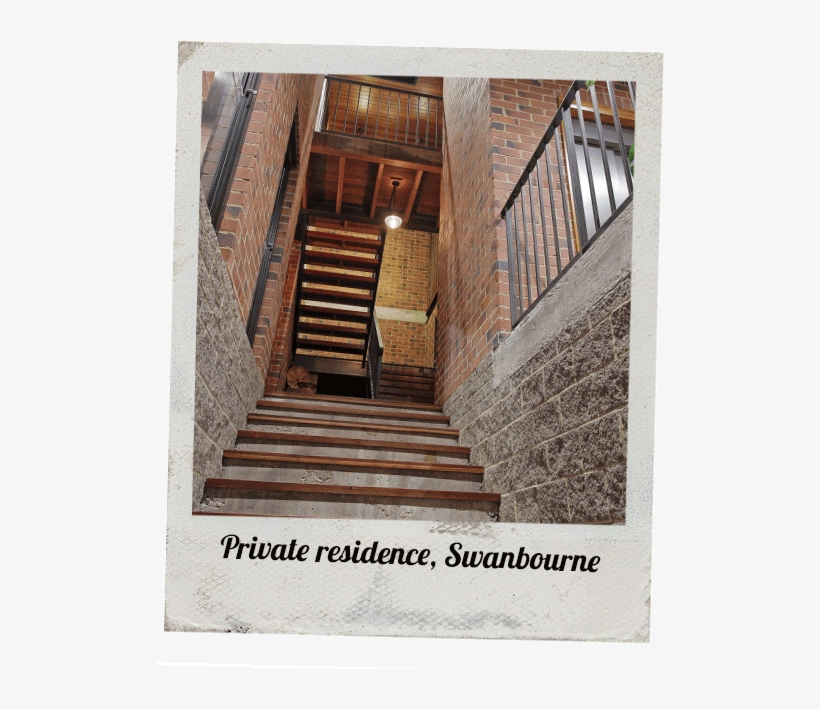 Recycled Timber Staircase Swanbourne - Barbearia Cartola, transparent png download