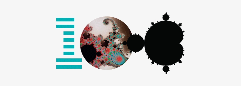 Ibm100 Fractal Geometry Iconic Mark - Julia Sets In Mandelbrot Set, transparent png download