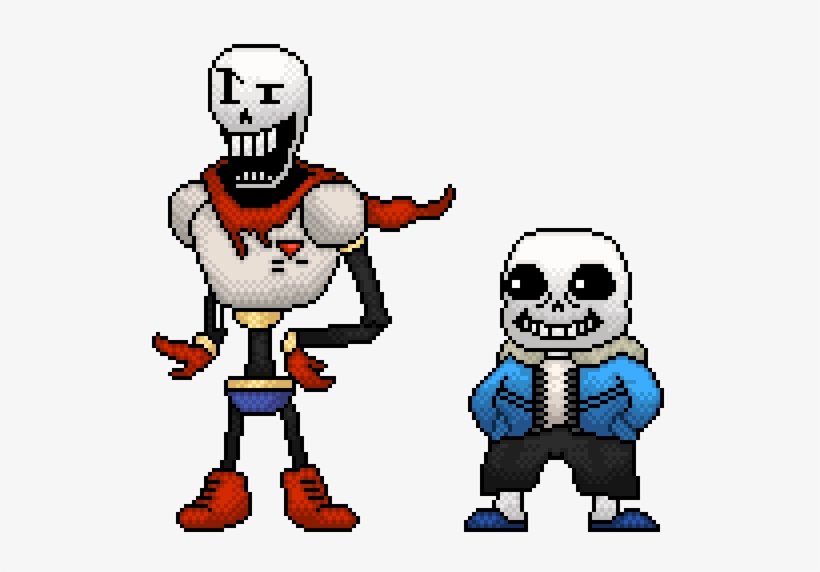 Papyrus And Sans - Sans And Papyrus Png, transparent png download