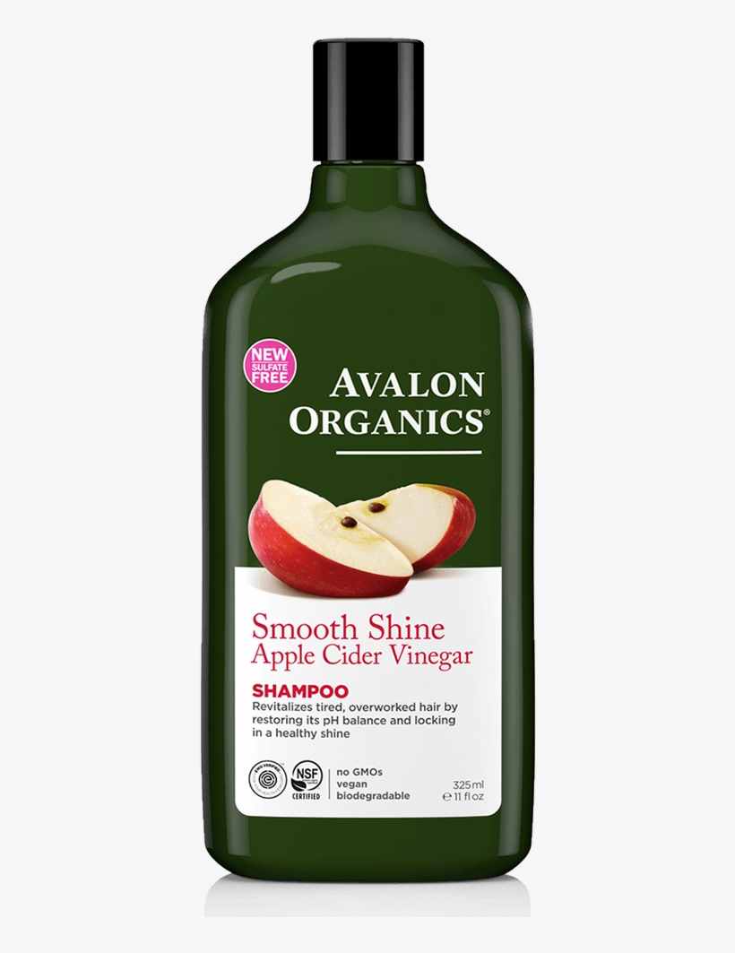 Smooth Shine Apple Cider Vinegar Shampoo - Avalon Organics Conditioner Strengthening Peppermint, transparent png download