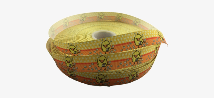 Easter Chick Grosgrain Ribbons 7/8" - Ceramic, transparent png download