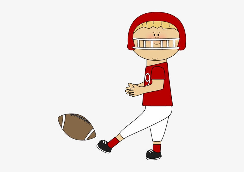 Football Player Kicking Football, transparent png download