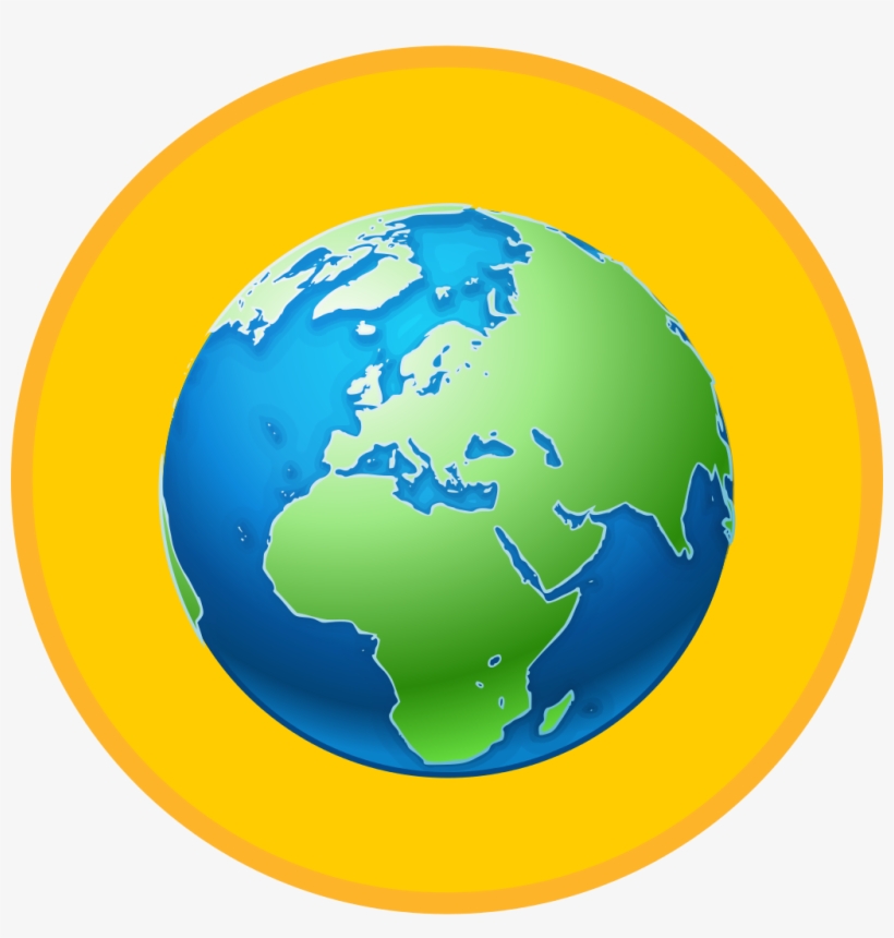 Gold Medal World Centered - Earth, transparent png download