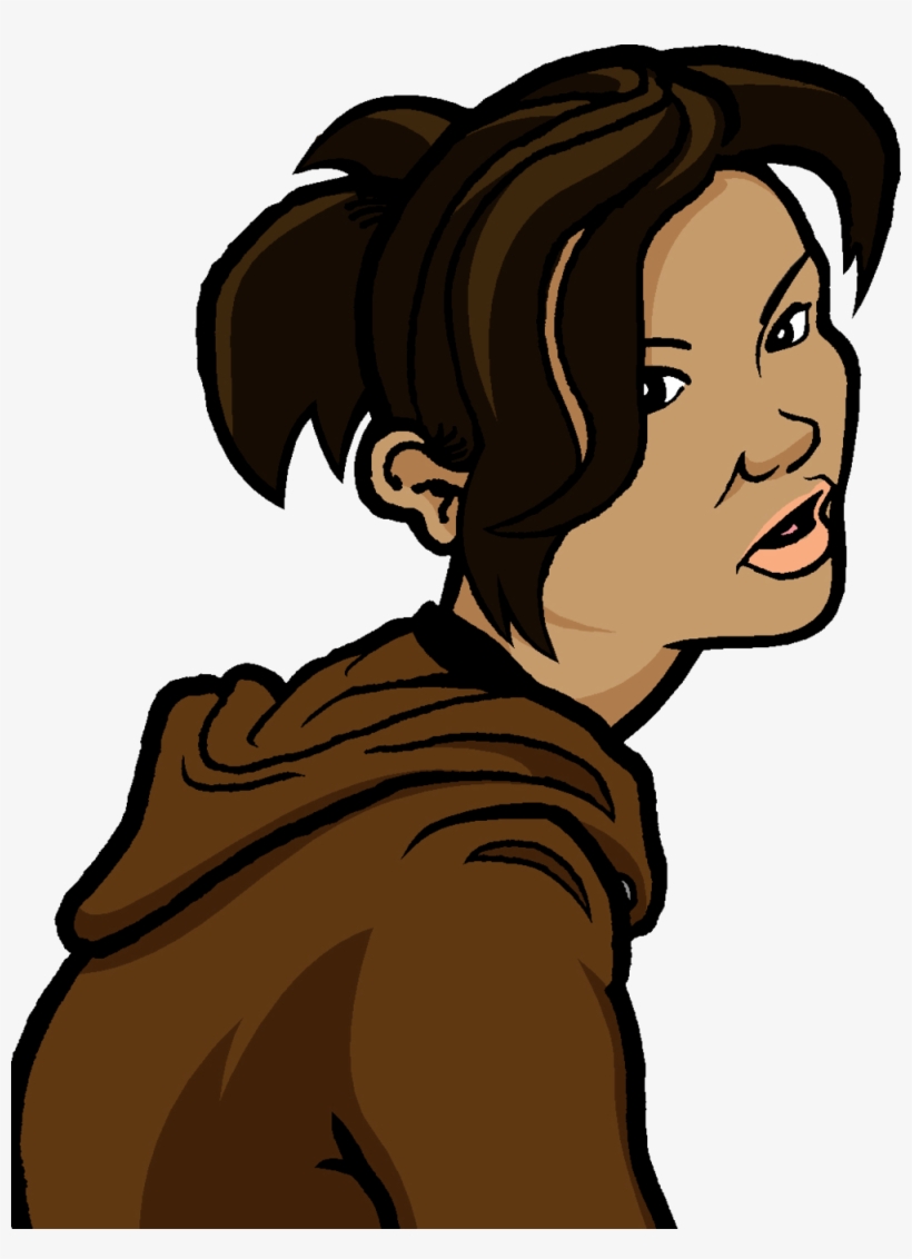 Woman Is Bored - Cartoon, transparent png download