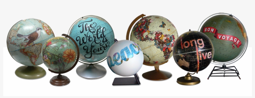 Imaginenations Custom Made Globes By Wendy Gold - Globe, transparent png download