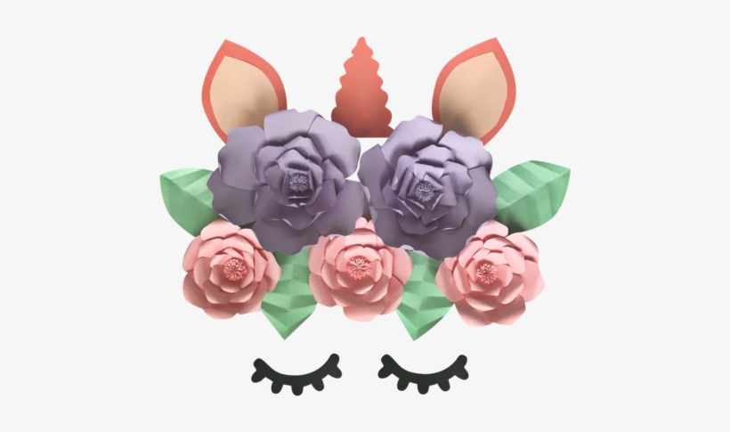 Unicorn Paper Flower Kit - Unicorn, transparent png download