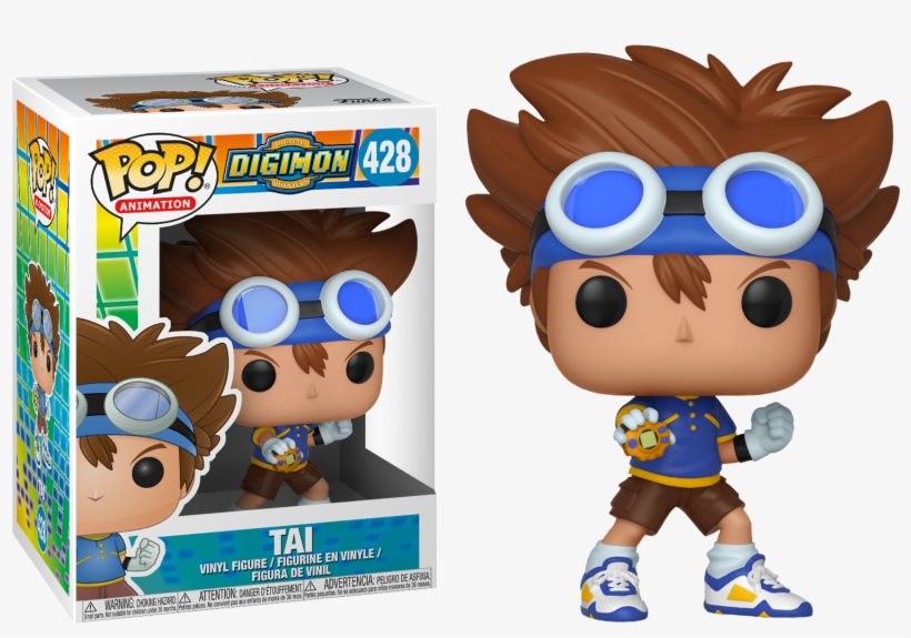 Digimon Tai Kamiya Funko Pop Vinyl Figure Popcultcha - Digimon Pop Vinyl, transparent png download