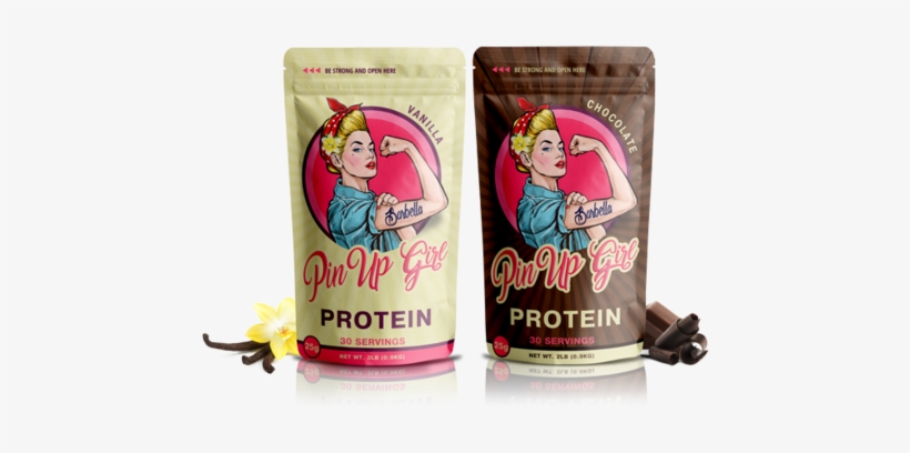 Pin Up Girl Protein, transparent png download