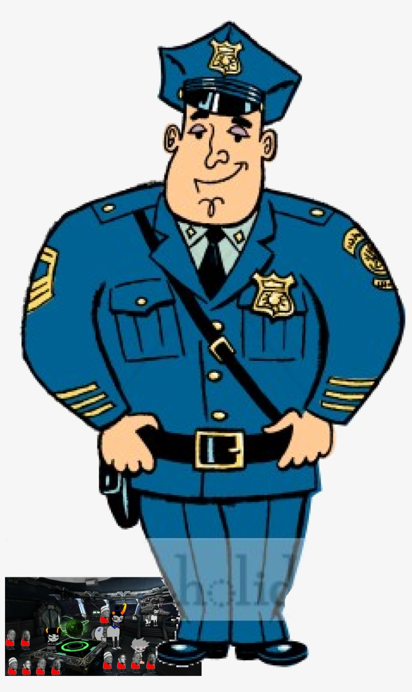 Jpg Black And White Download Panda Free Images Policemanclipart - Clipart Image Of Policeman, transparent png download